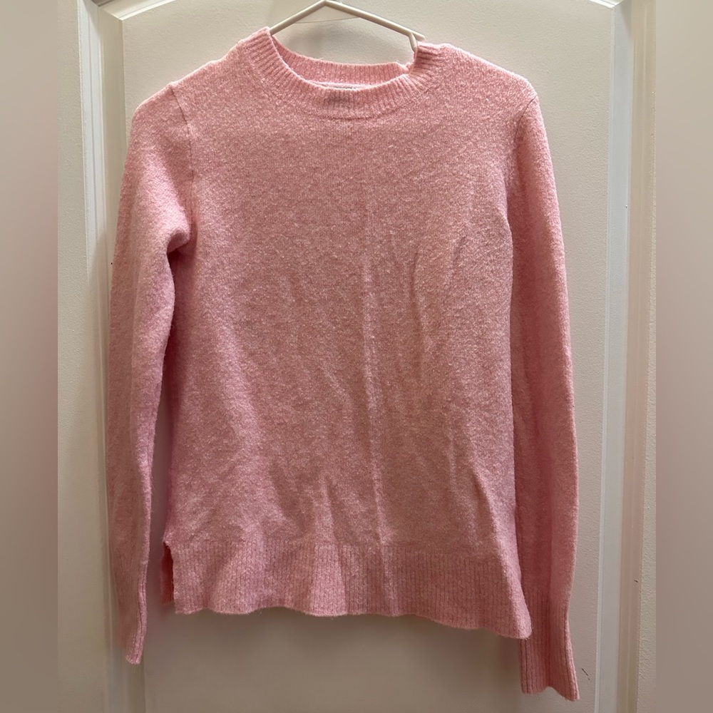 J. Crew Soft Pink Knit Top